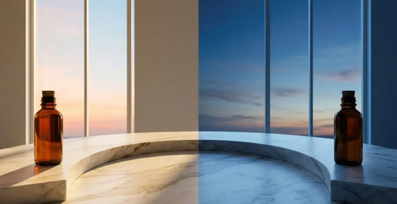 Cycle circadien de la peau montrant les moments optimaux d'application du sérum CBD