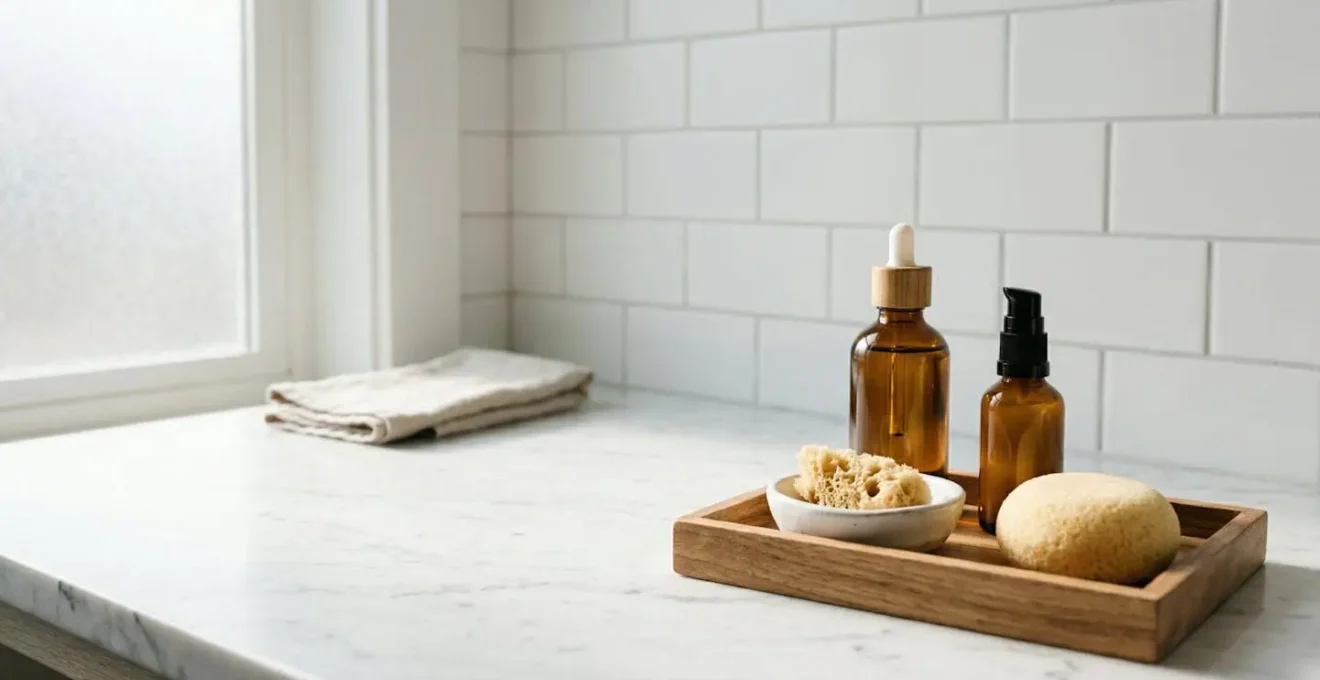 Coupe transversale de la peau montrant la pénétration différentielle de l'huile et de la crème CBD